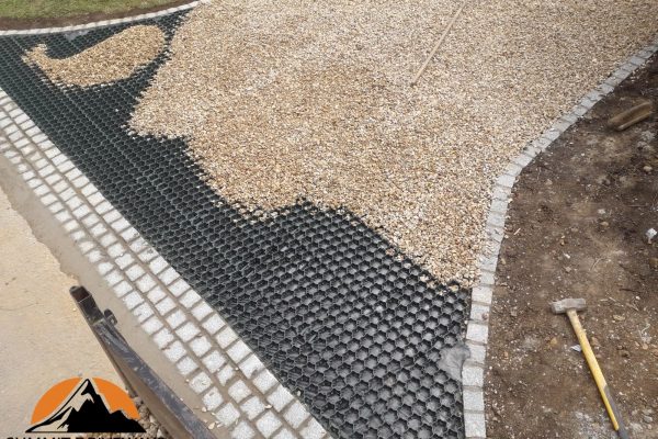 Our workers on a driveway in Galley Common