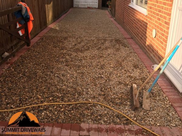 fitting a new driveway in Alkerton