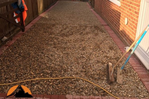 gravel surfacing a project in Radford Semele