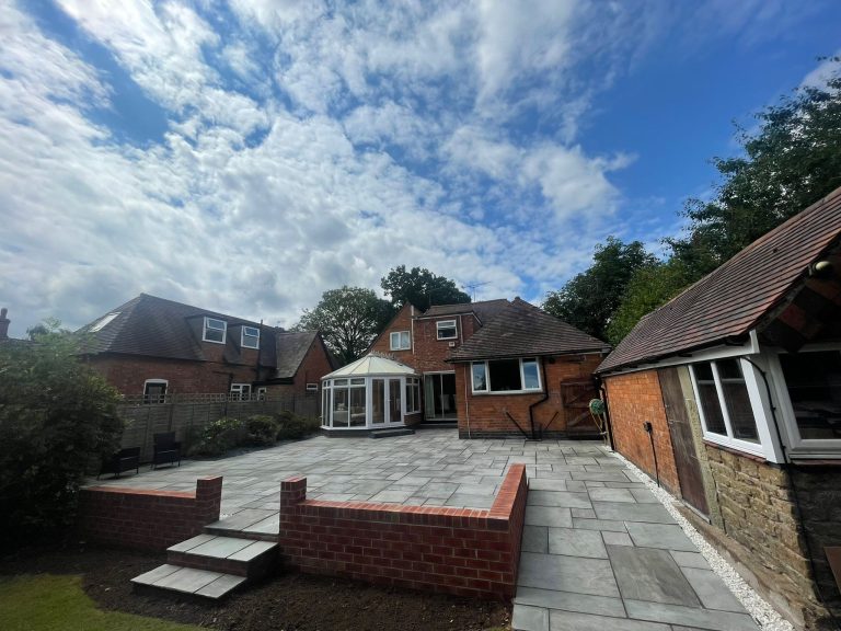 Patio Installation in Attleborough, Warwickshire, CV11 4JR