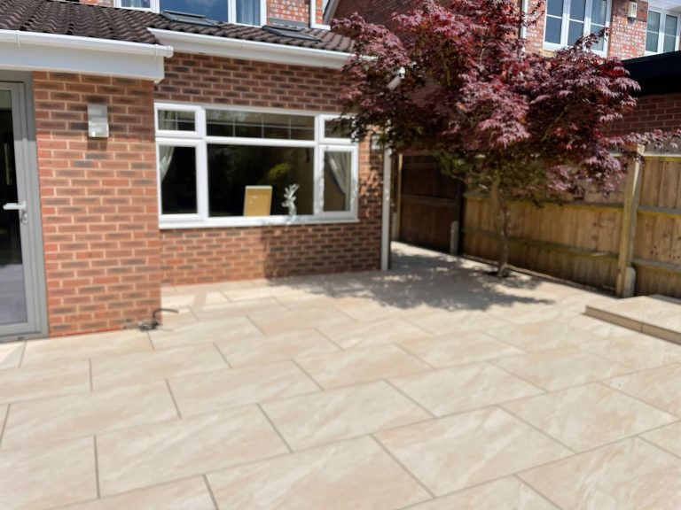 Patio Installation in Kineton, Warwickshire, CV35 0JD