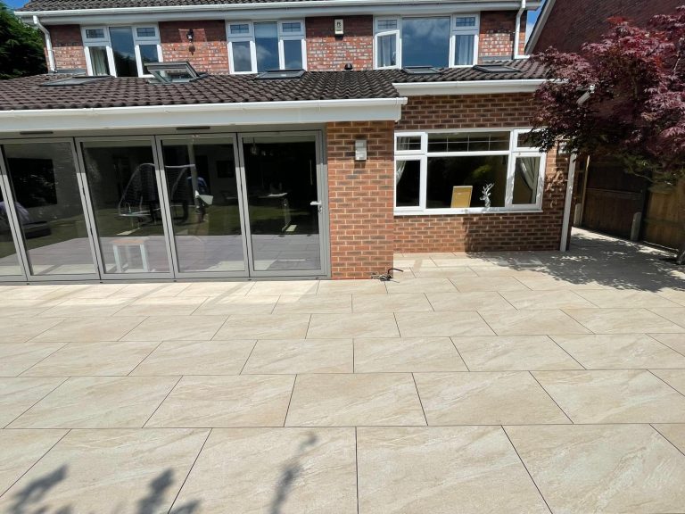 Patio Installation in Kington, Warwickshire, CV36 4AA