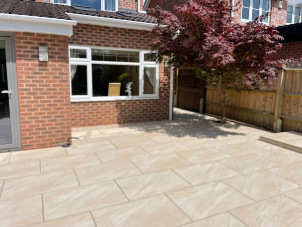 fitting a new patio in Billesley, Warwickshire, B13 0PT