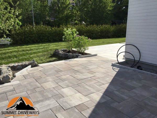 Patio installation in Kingsbury, Warwickshire, B78 2LD