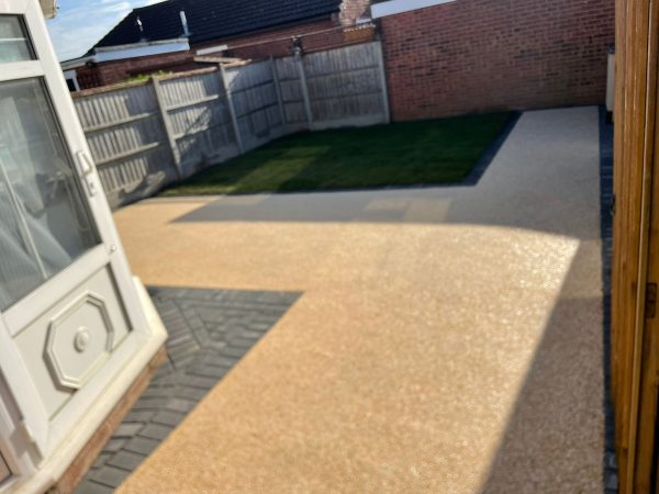 Our workers on a driveway in Coalpit Field