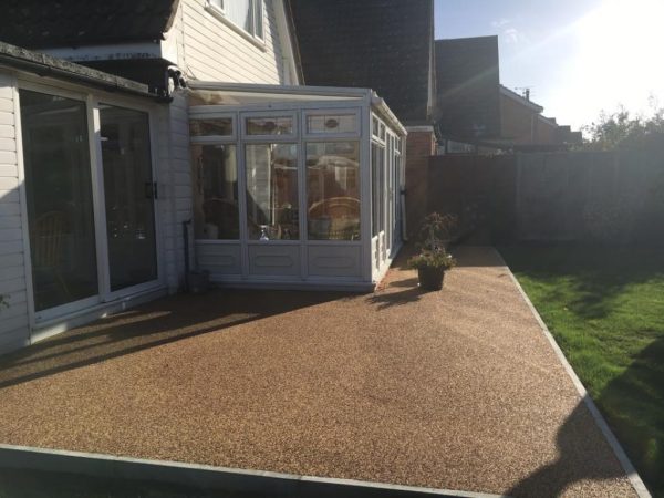 Installation of a resin driveway in Kingsbury, Warwickshire, B78 2LD