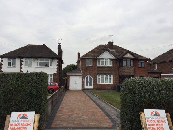 Block Paving Driveway With Adjacent Pathway In Nuneaton (4)